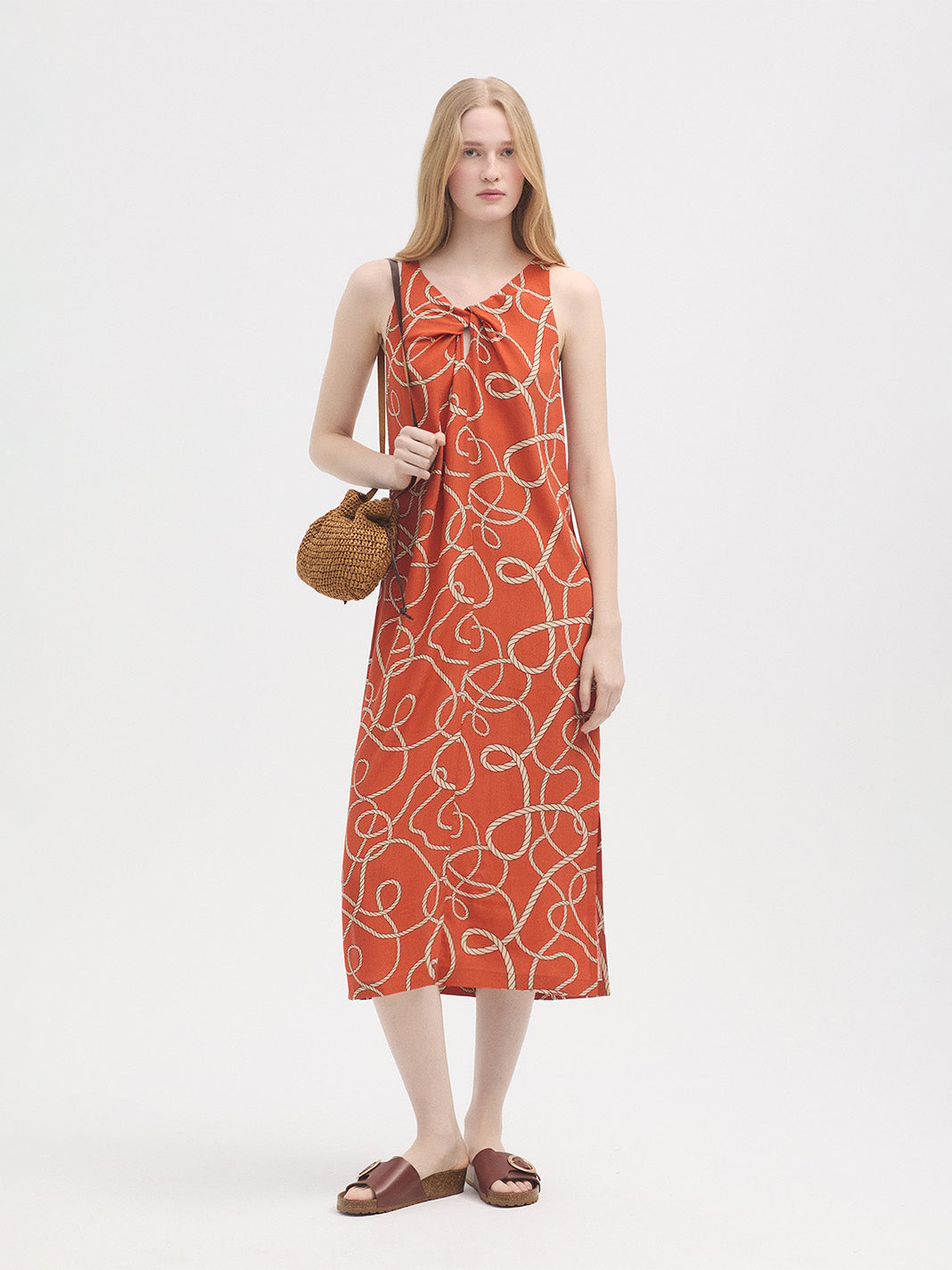 Anchor Ropes long dress