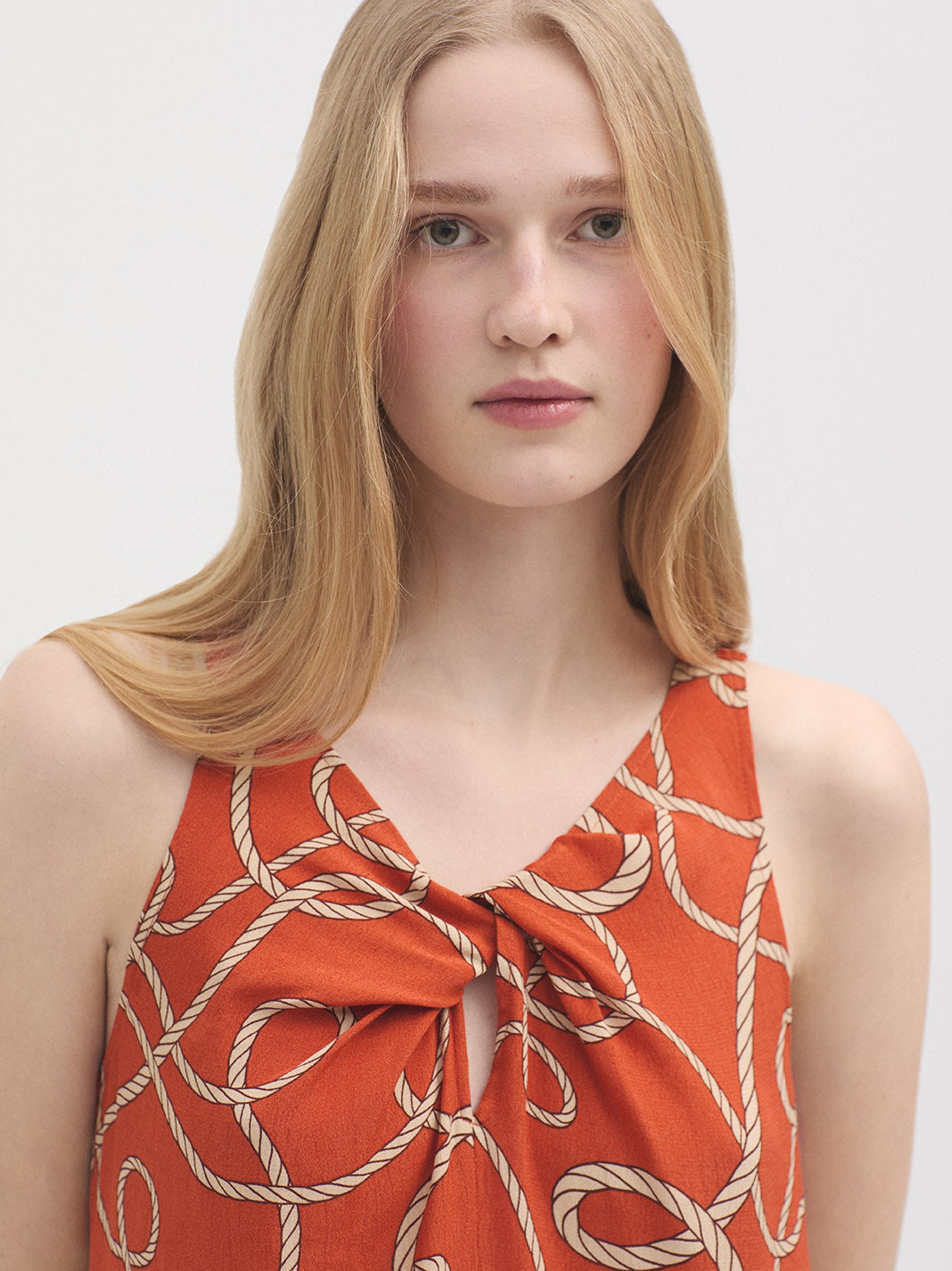Anchor Ropes long dress