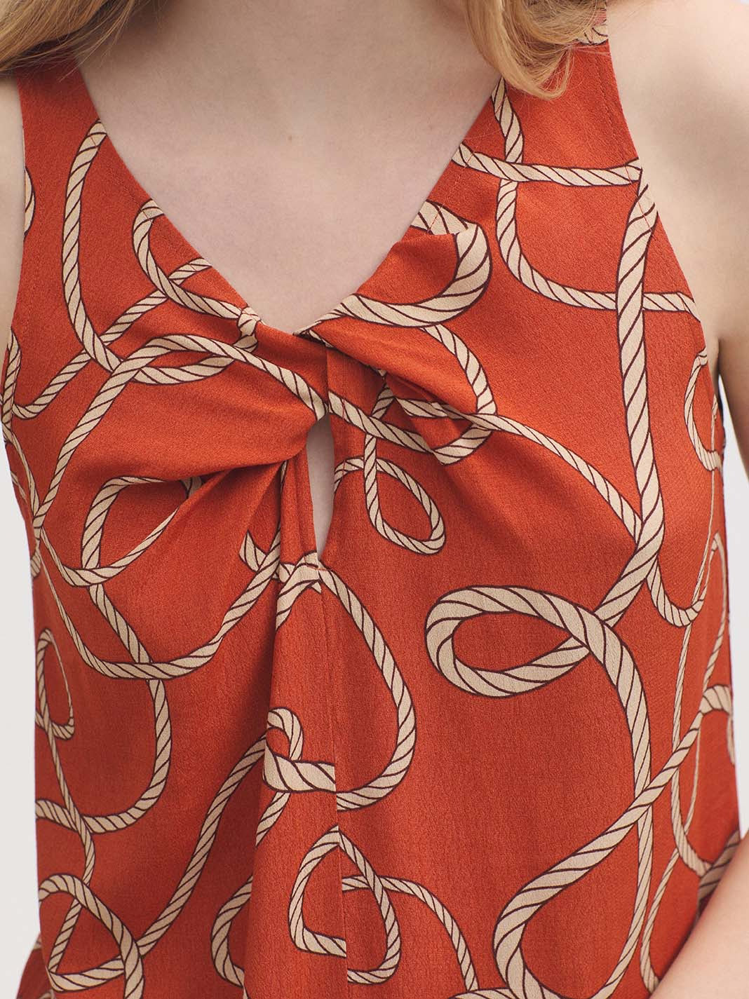 Anchor Ropes long dress