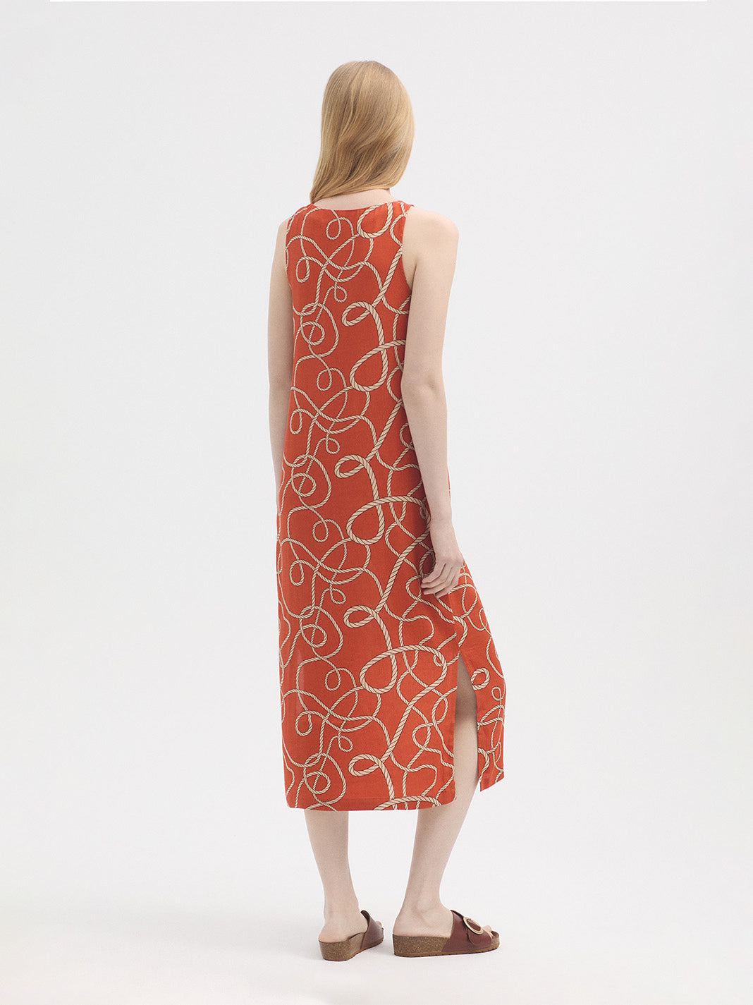 Anchor Ropes long dress