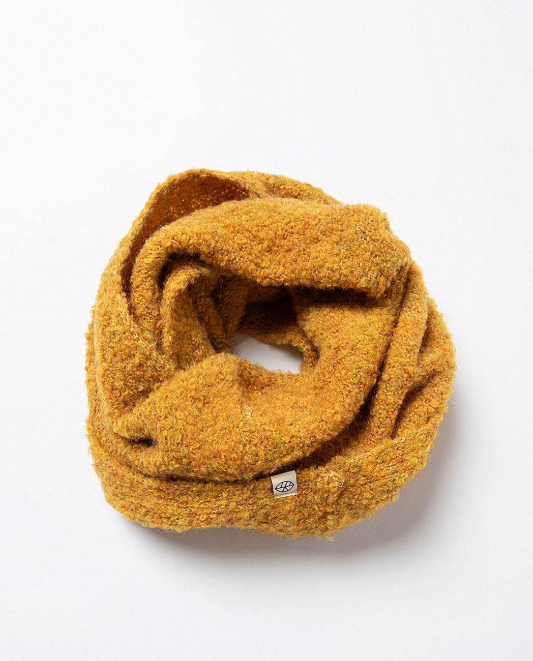 Boucle knit neck Dark Yellow