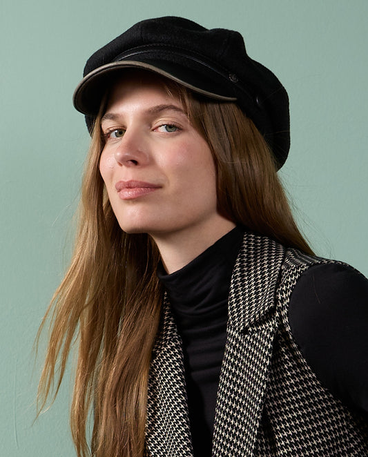 Newsboy cap Black