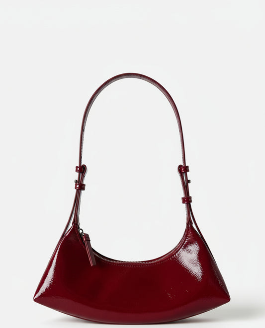 Patent small bag Red