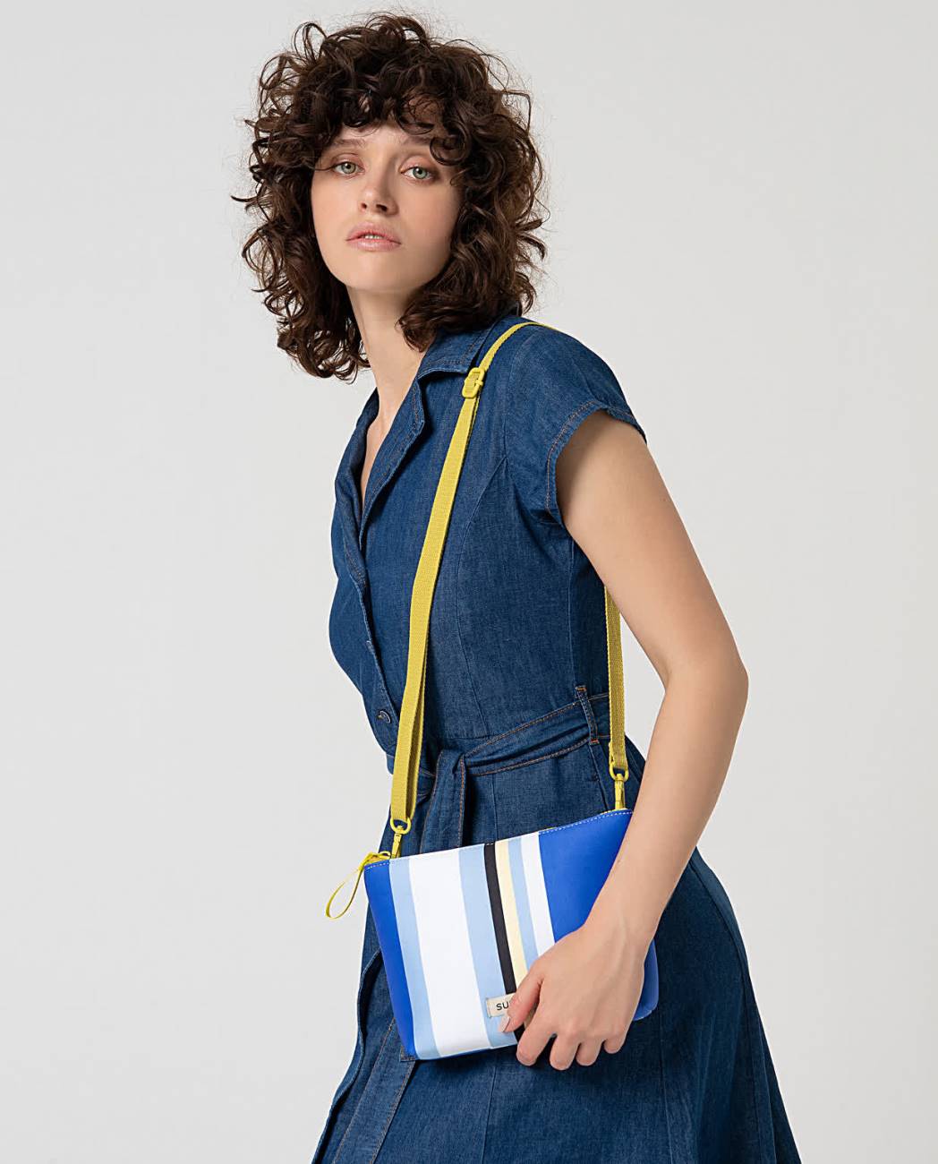Printed bag blue