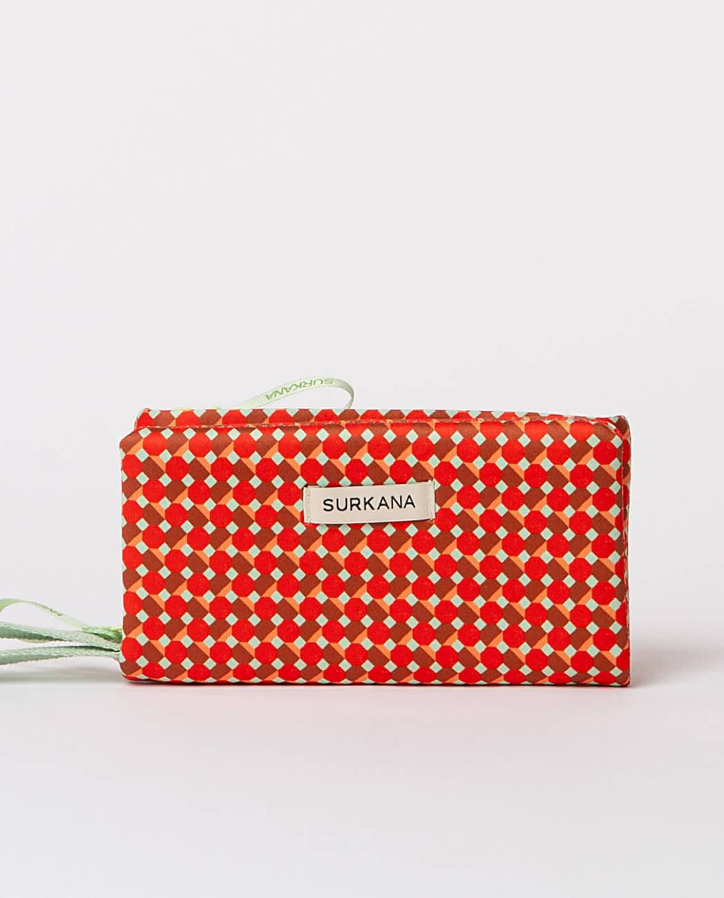 Printed wallet red