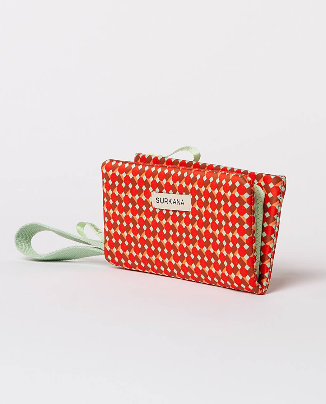 Printed wallet red