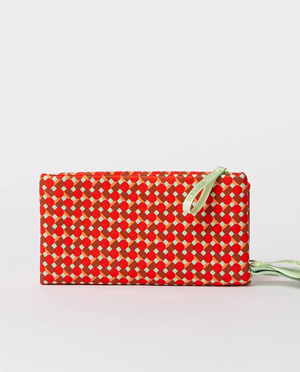 Printed wallet red