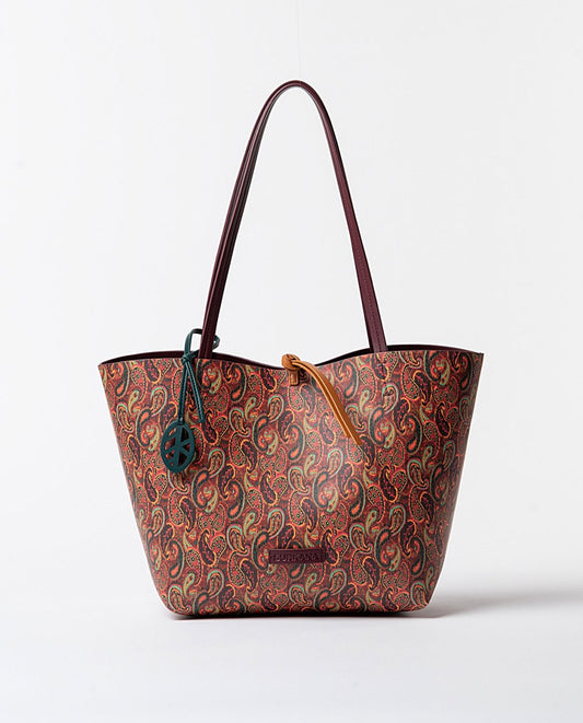 Reversible shopper bag Bourdeaux