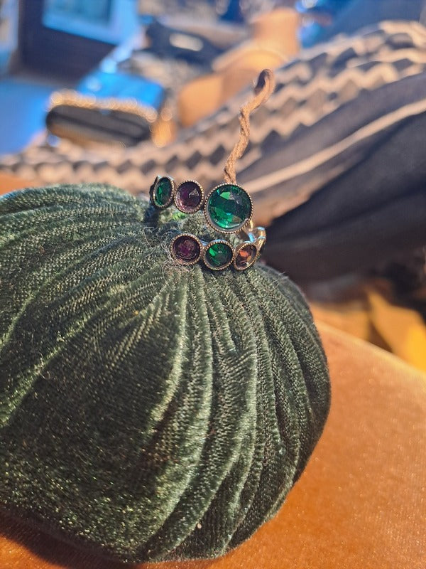 Ring adjustable green
