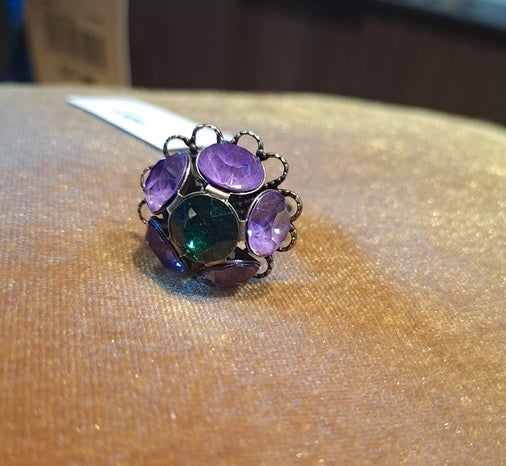 Ring "ball" purple