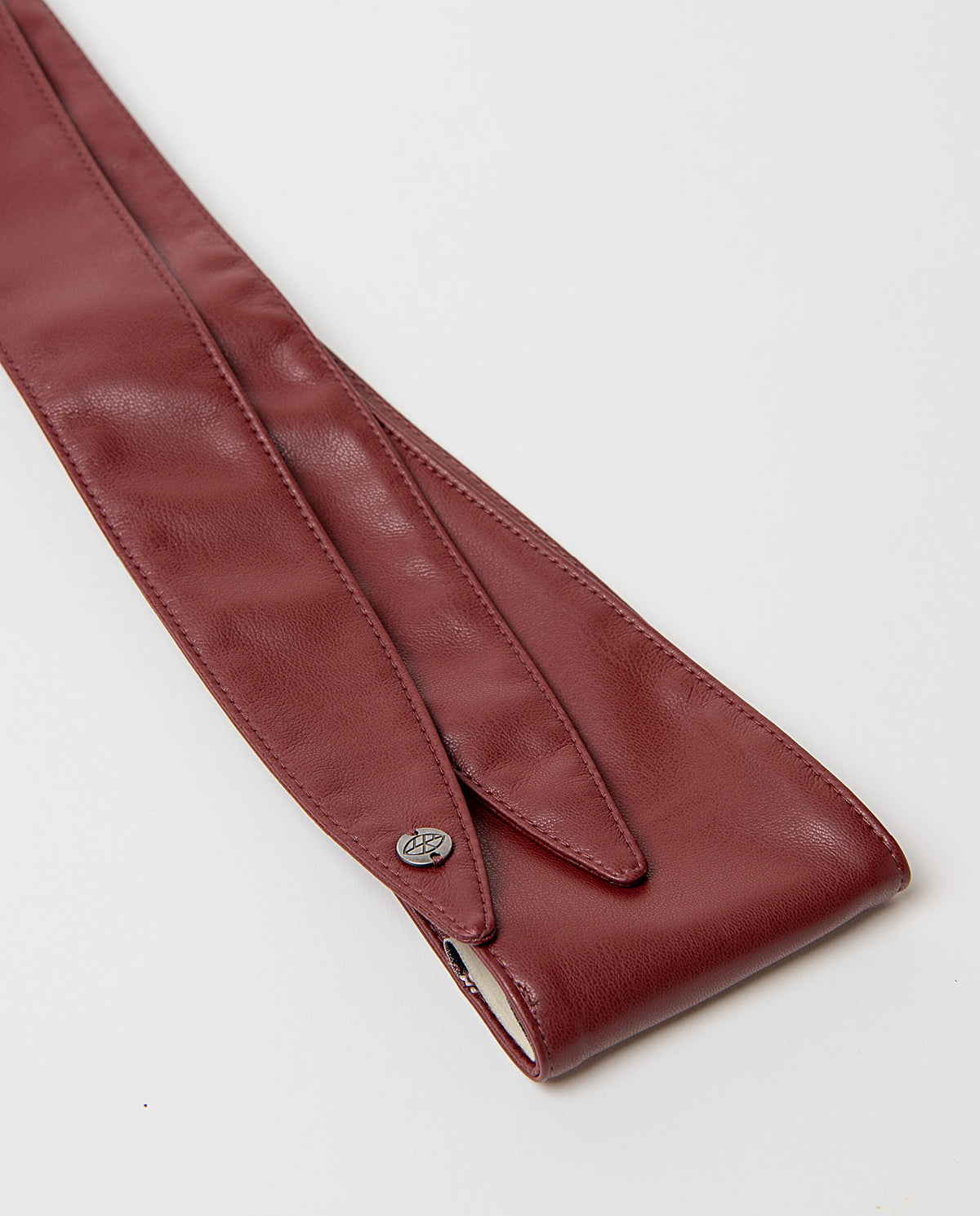 Sash belt Bordeaux