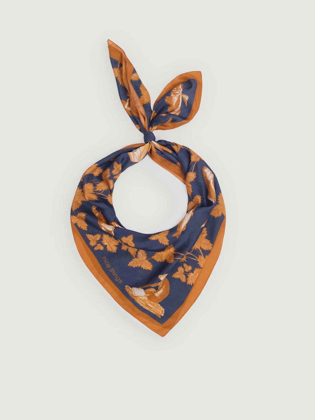 Midsummer Books scarf Navy