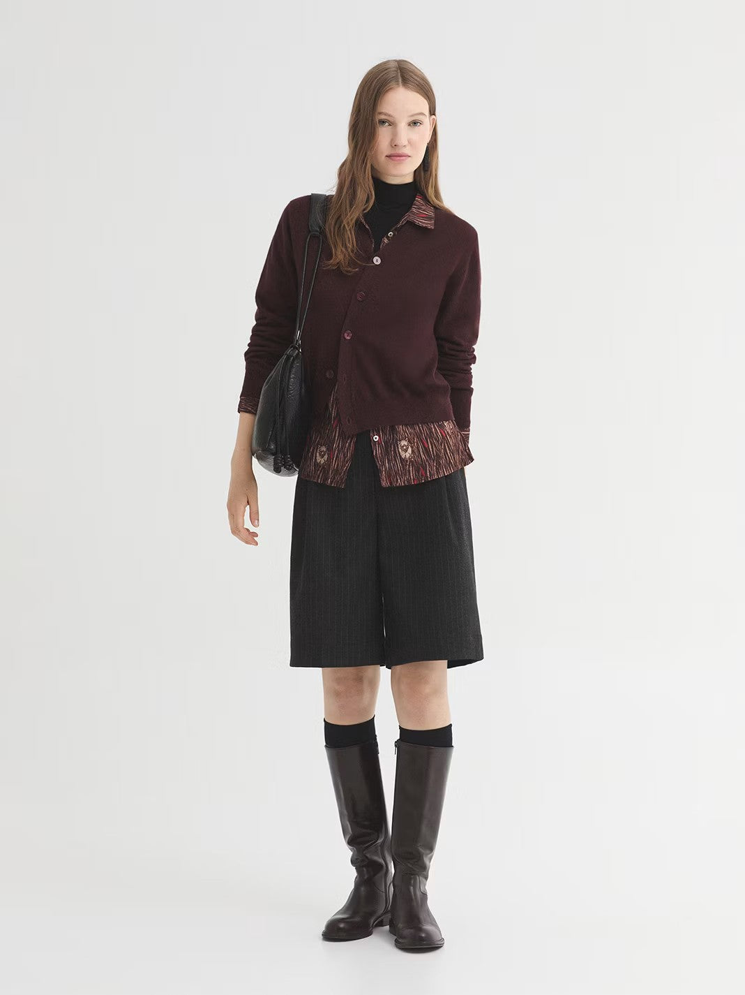 Shirt canine forest Plum