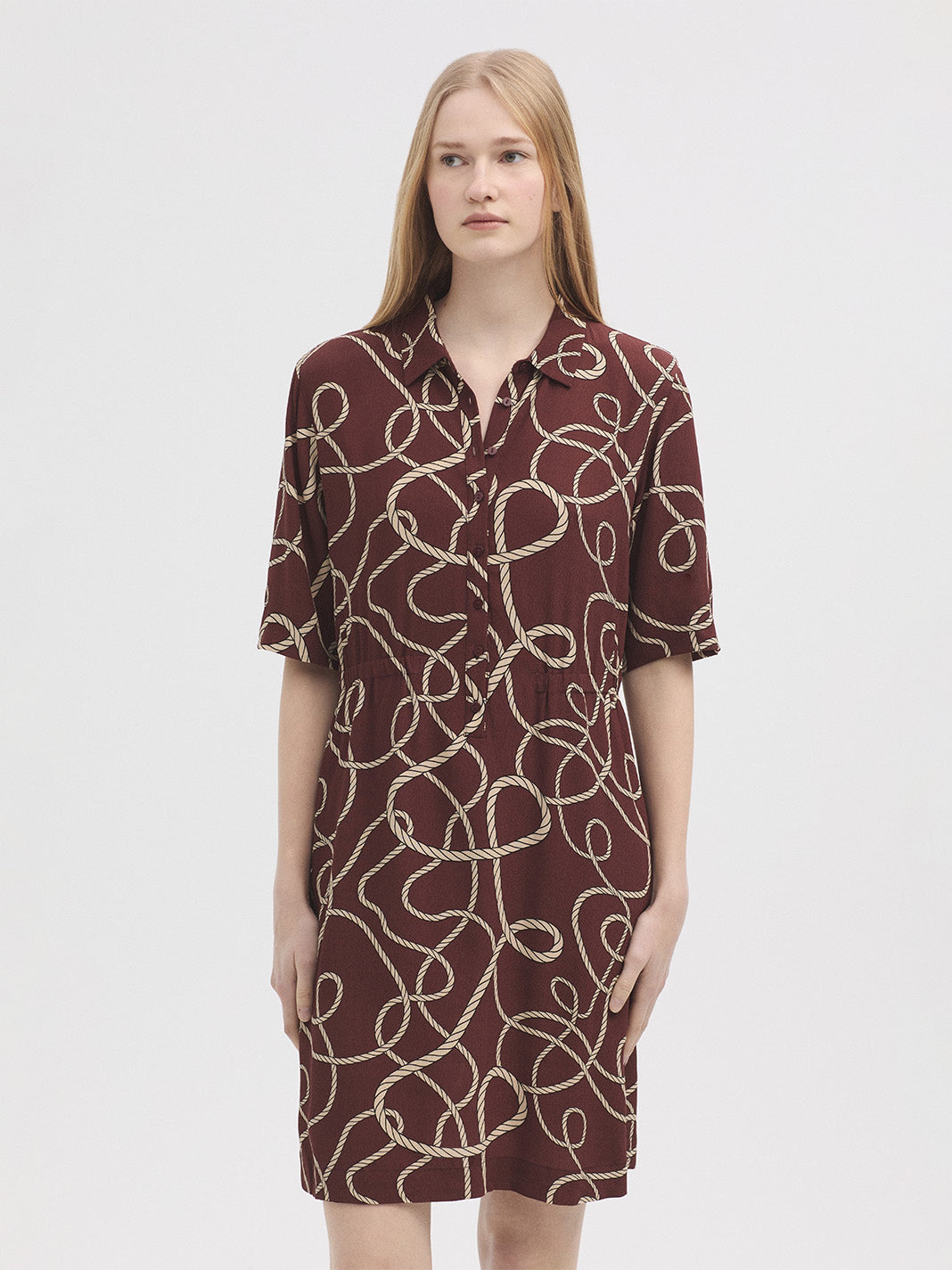 Anchor Ropes shirt dress