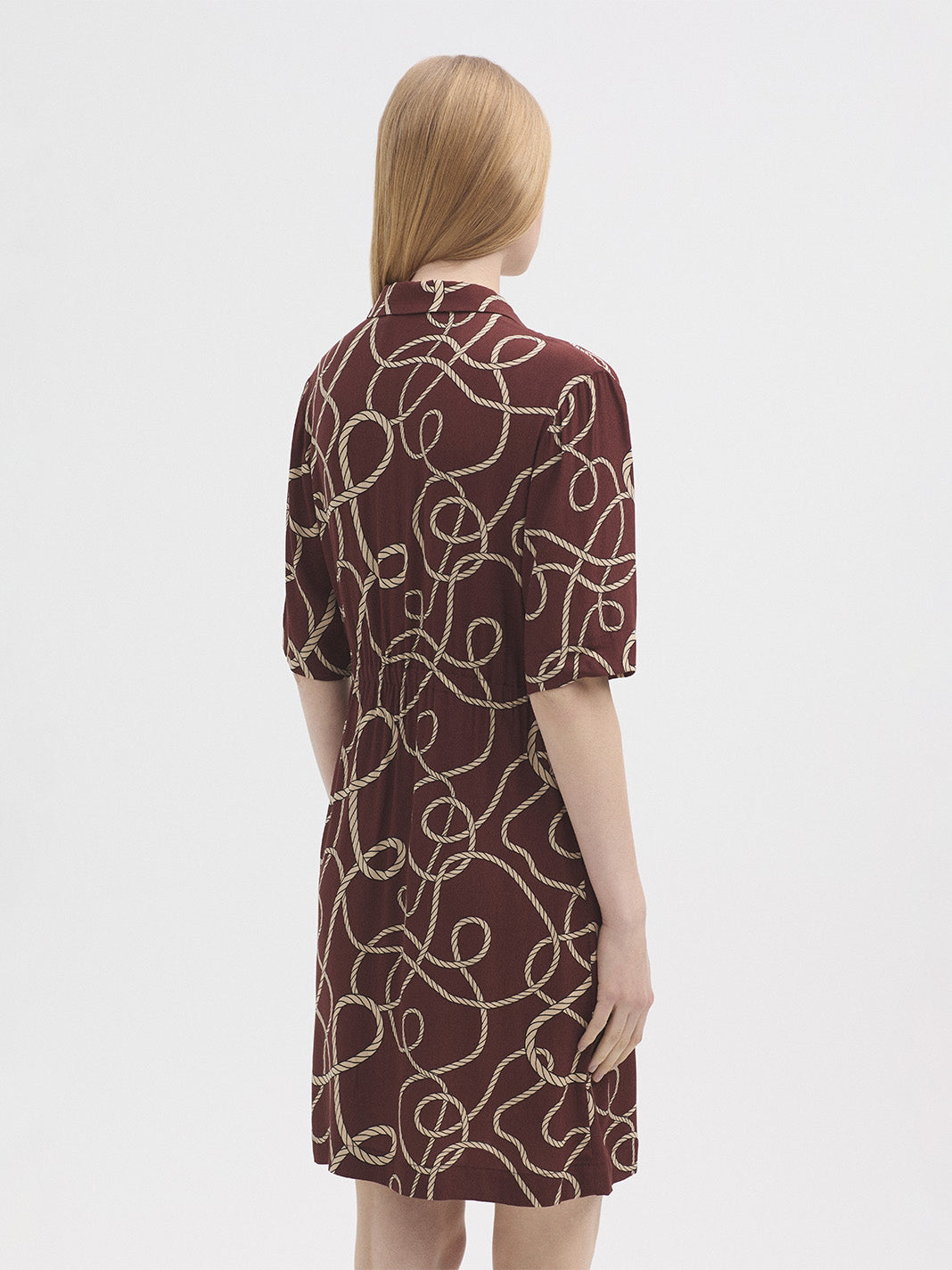 Anchor Ropes shirt dress