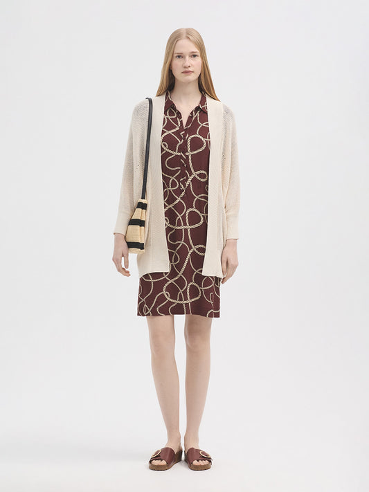 Anchor Ropes shirt dress