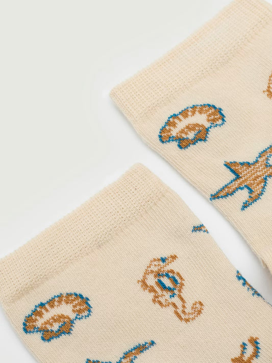 Marine socks Ecru