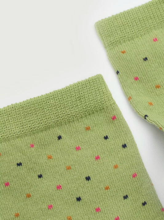 Polka dot socks Mint