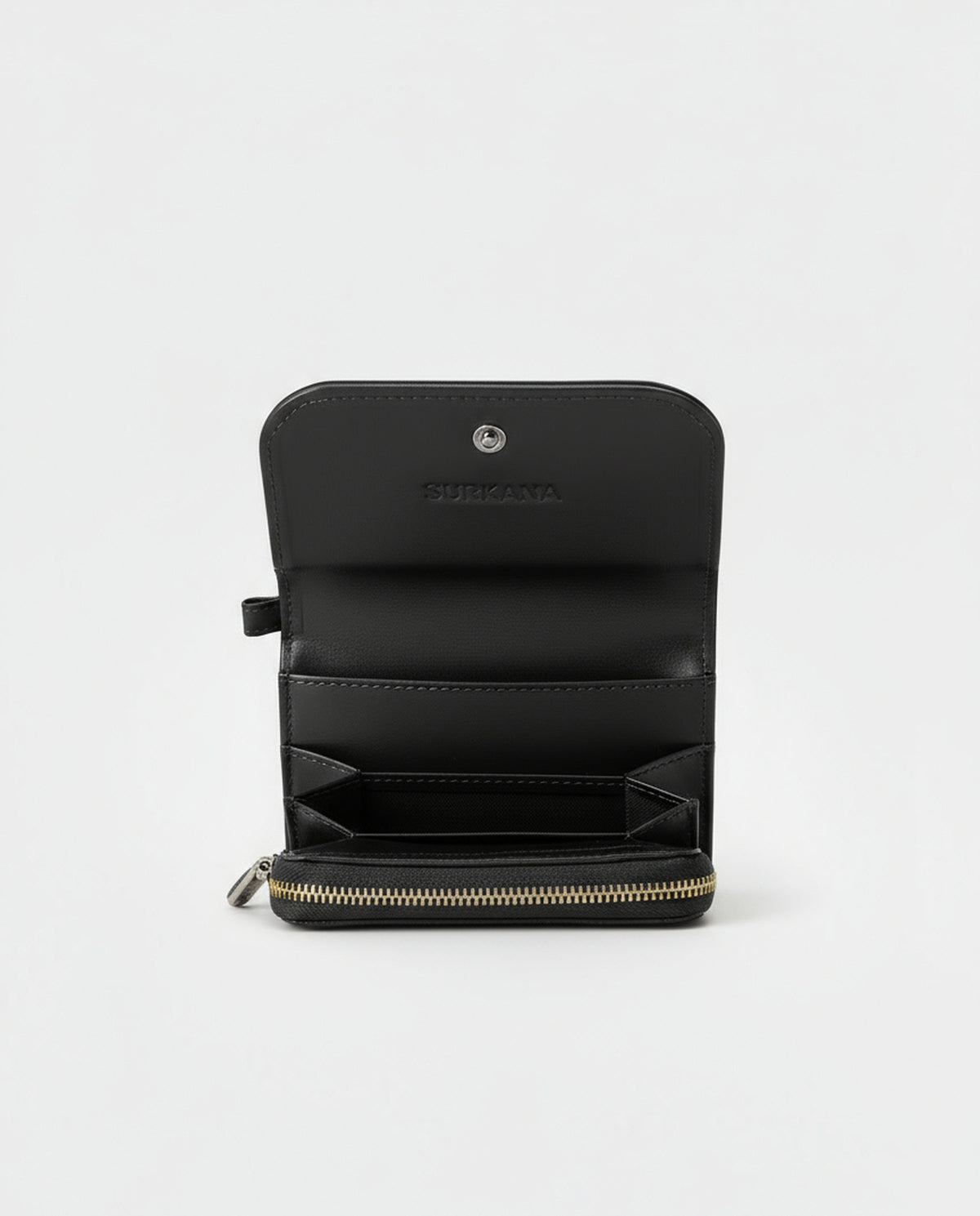 Suede wallet Black