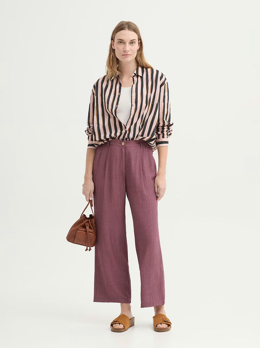 Cheesecloth trousers Mauve
