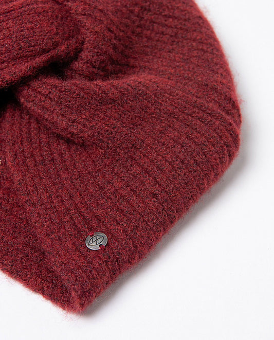 Knit turban Bordeaux
