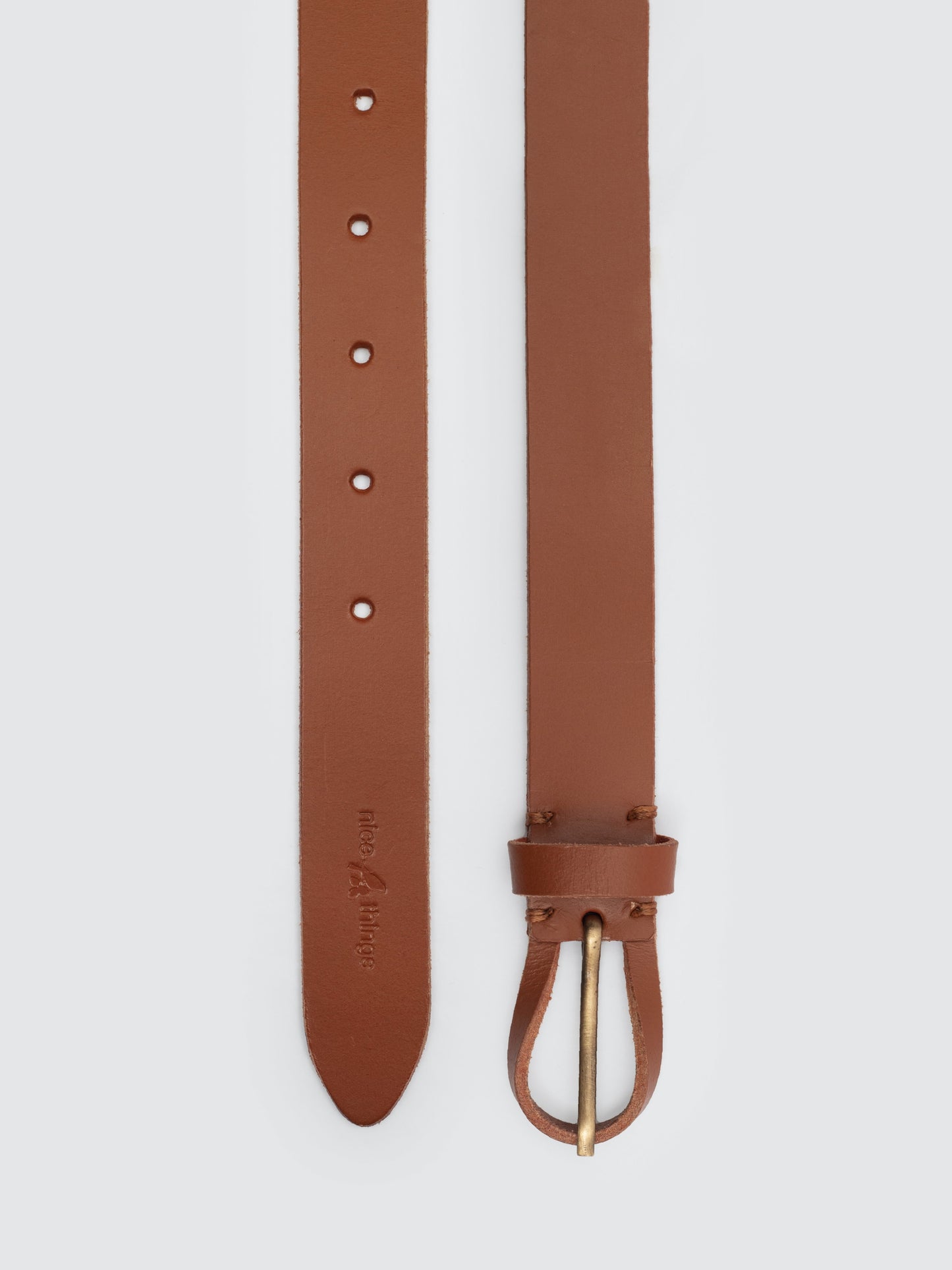 Leather belt