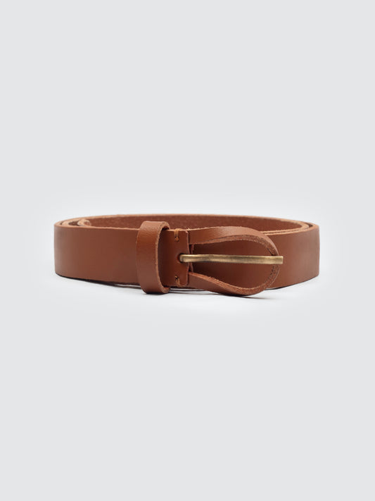 Leather belt