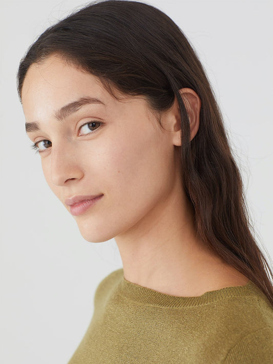 Boat neckline sweater