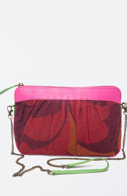 Jacquard shoulder bag