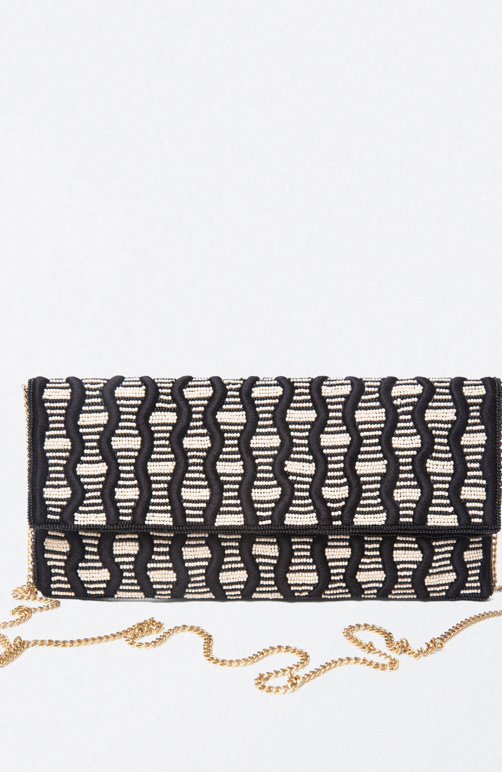 Hand embroidery clutch