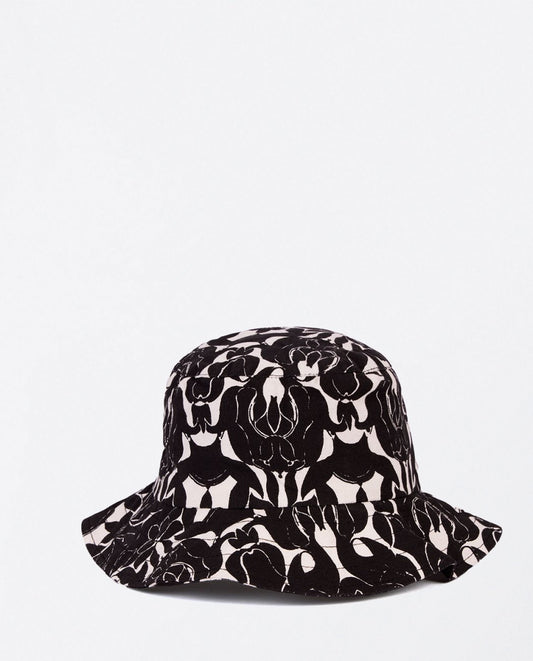 Printed beach hat