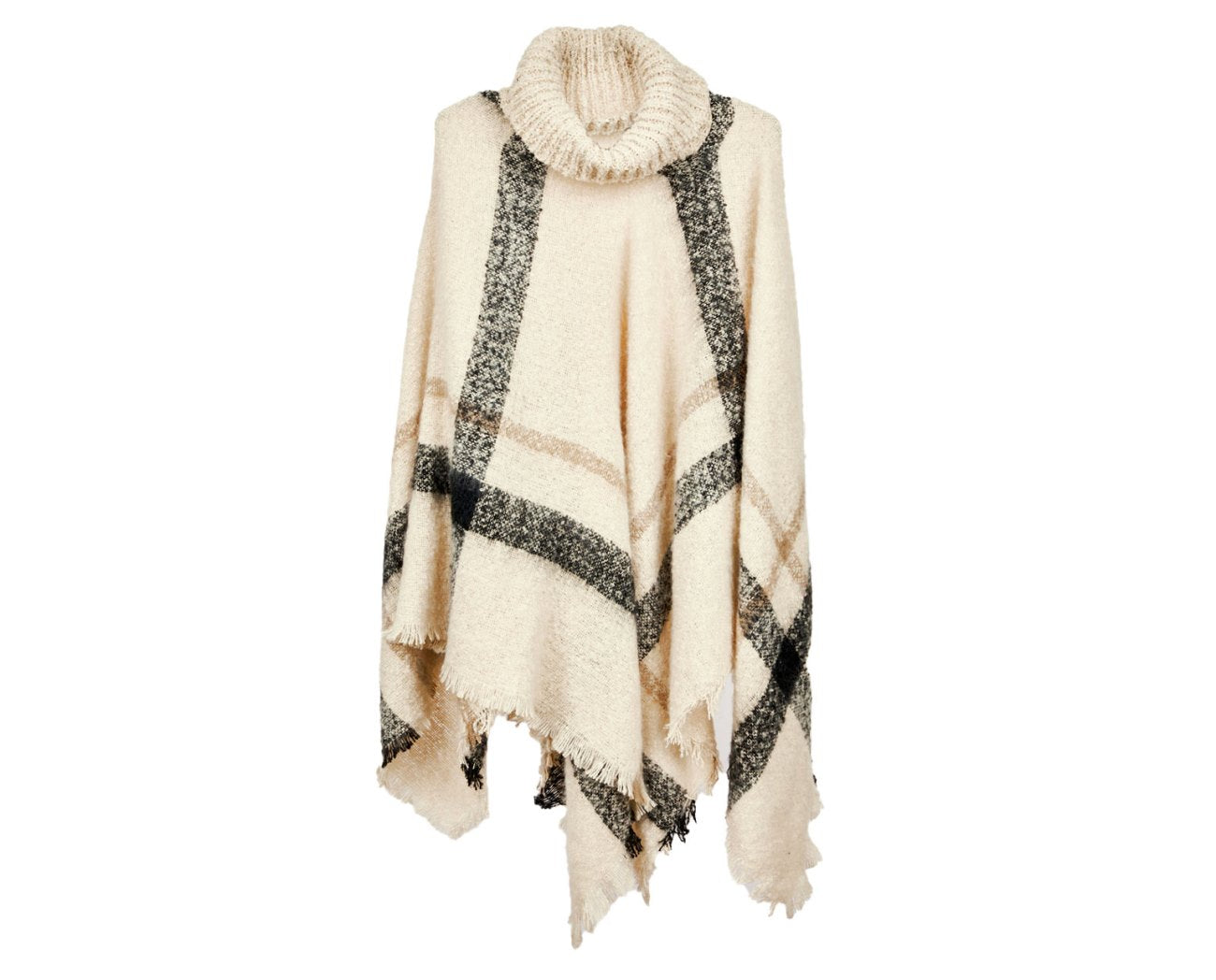 Poncho checkered