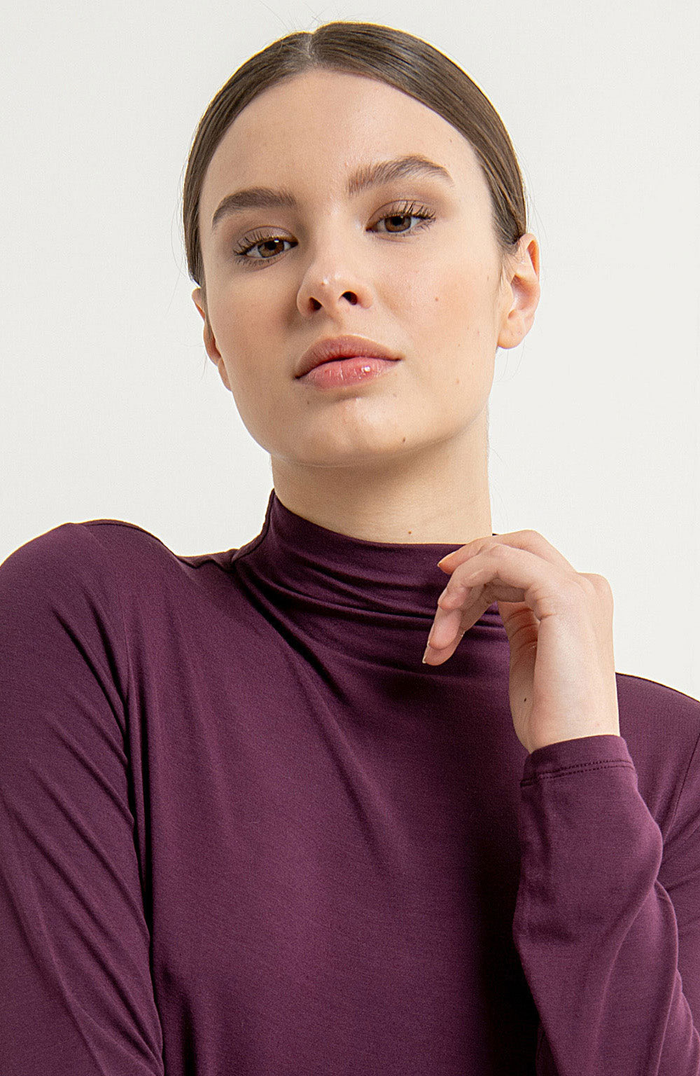 T-shirt turtleneck