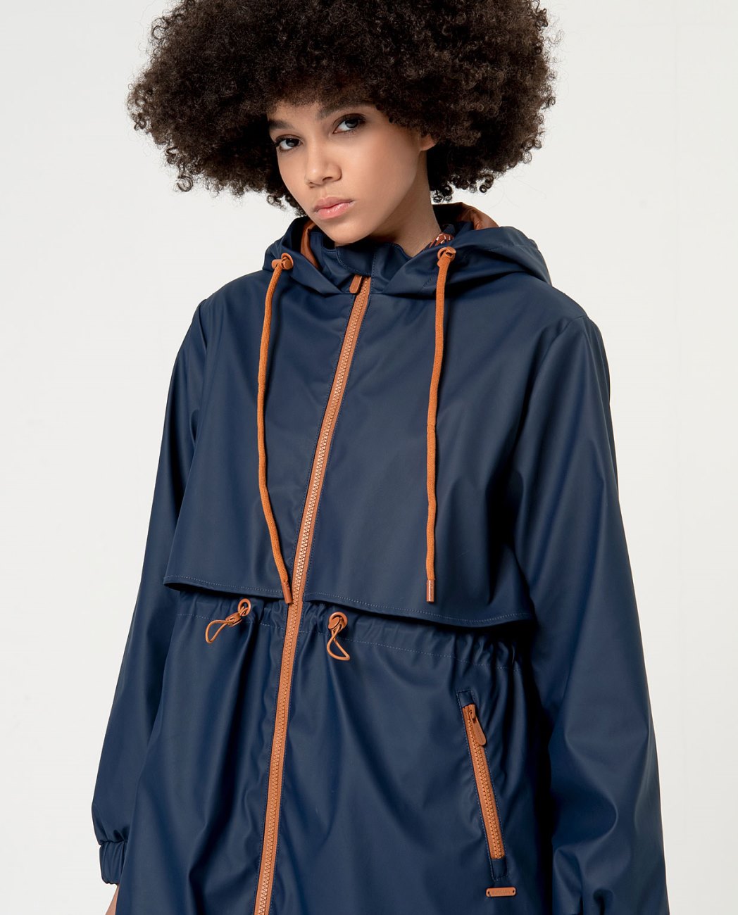 Parka with fleece