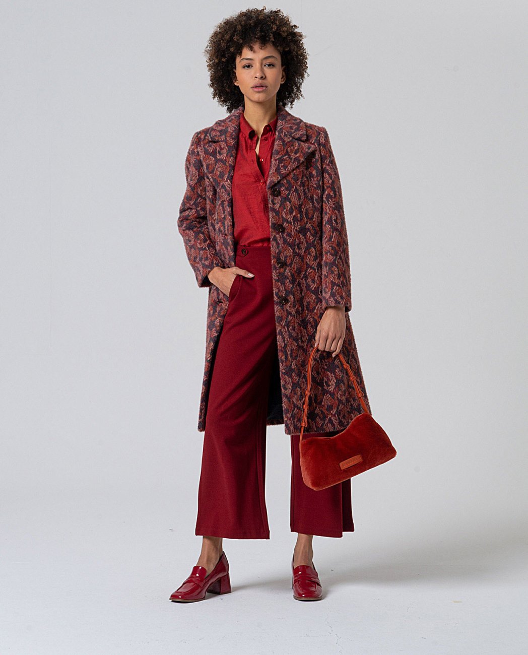 Oversize shirt red