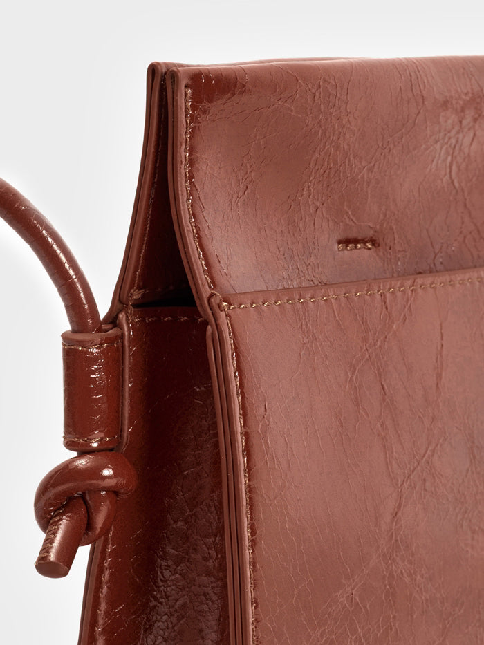 Mini eco leather shoulder bag