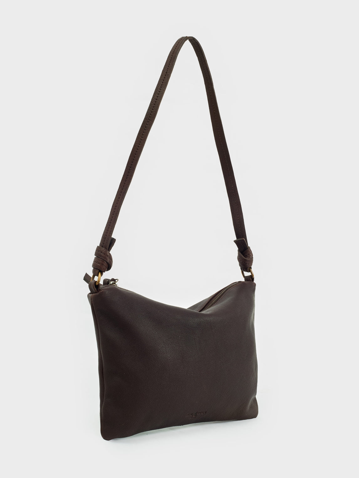 Knot detailing leather bag