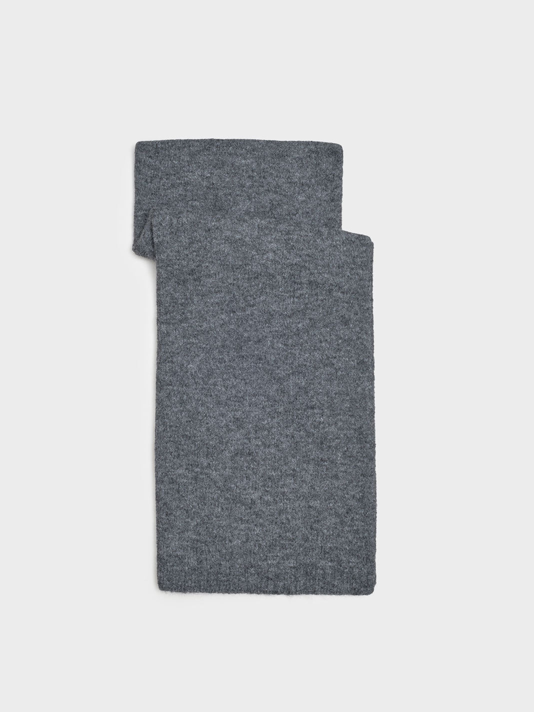 Plain gray scarf