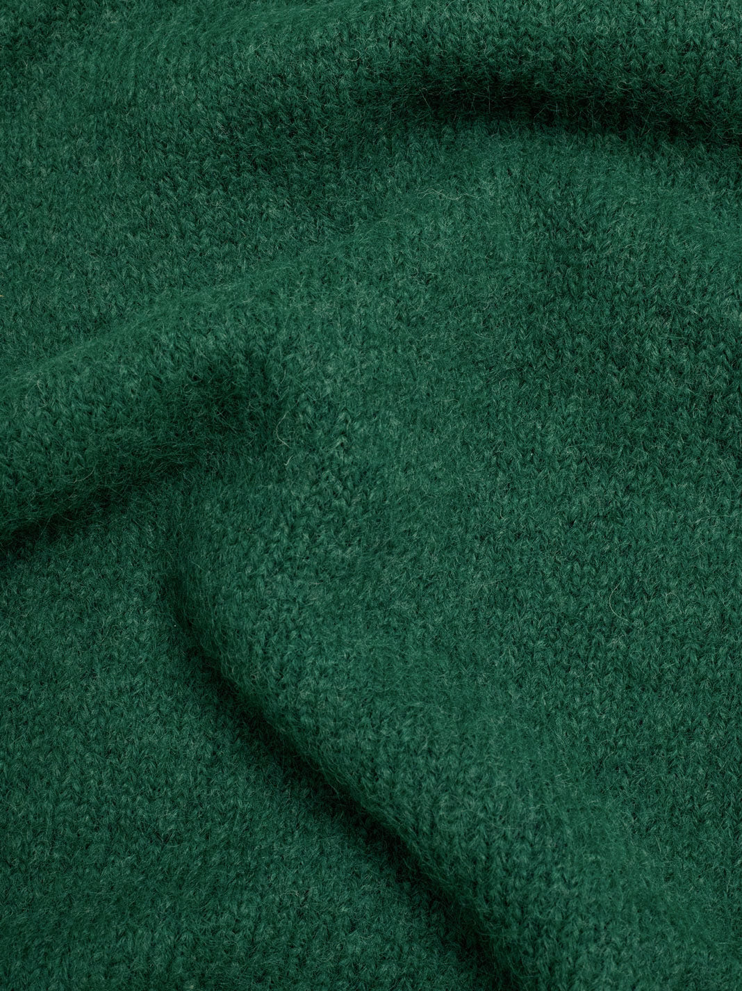 Plain dark green scarf