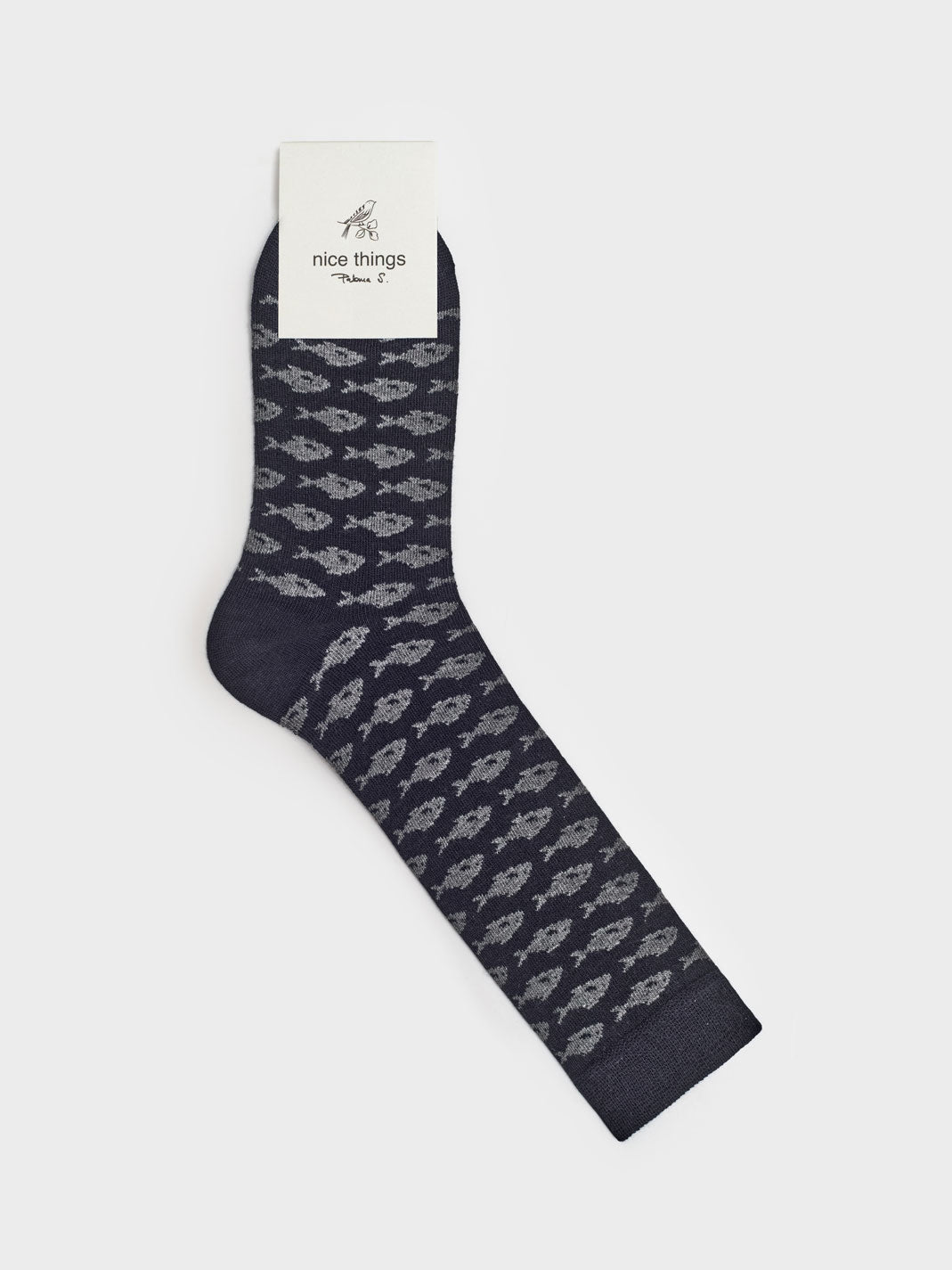 Pixel Fish long socks