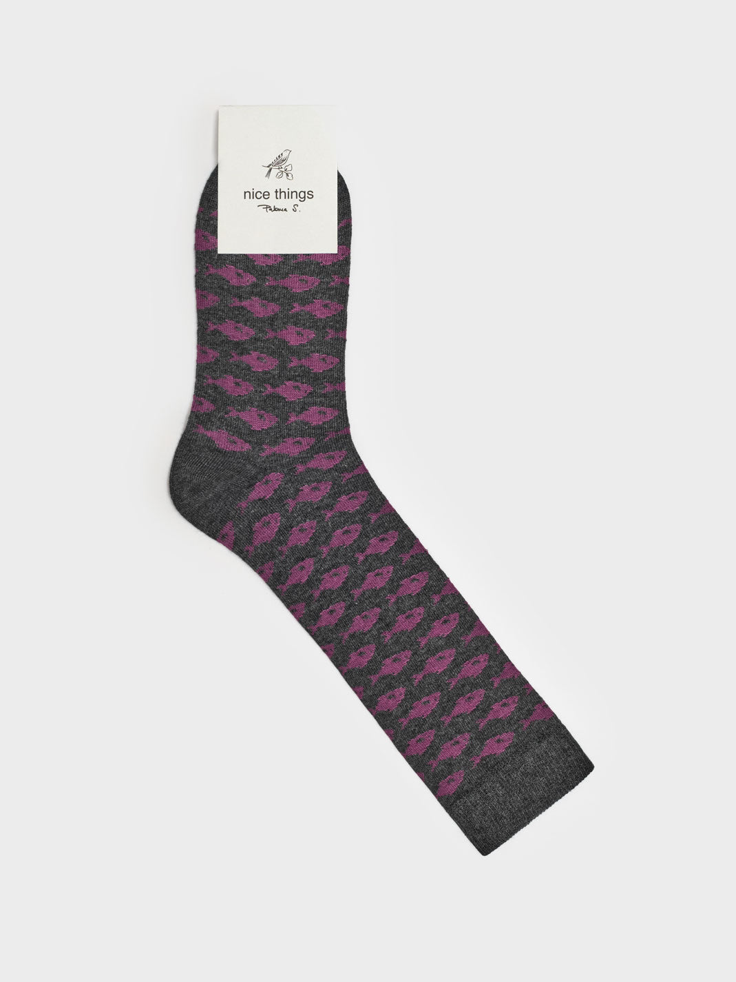 Pixel Fish long socks