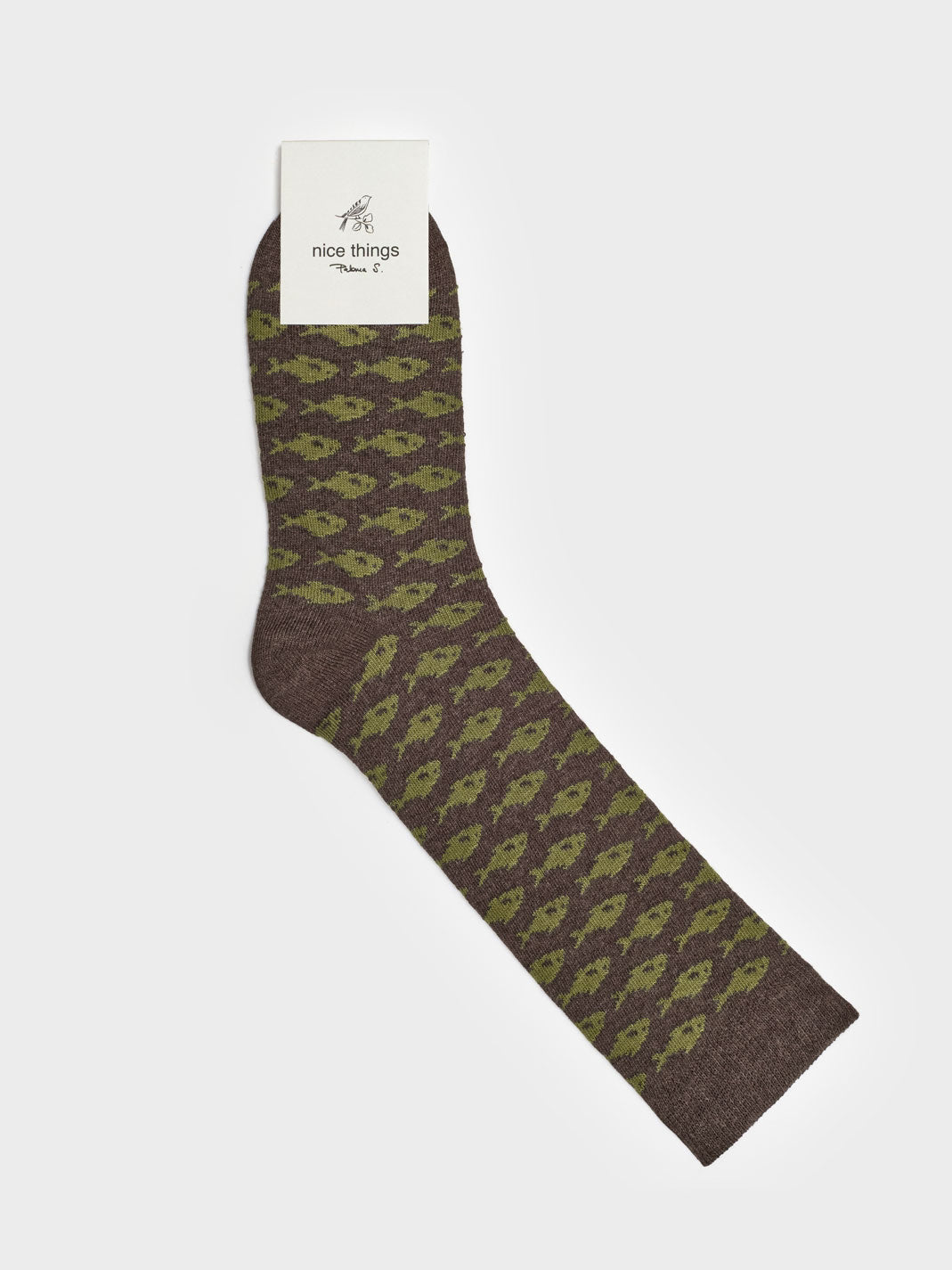 Pixel Fish long socks