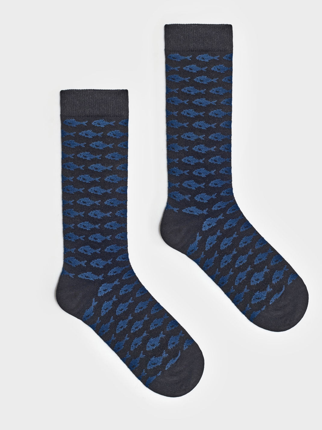 Pixel Fish long socks