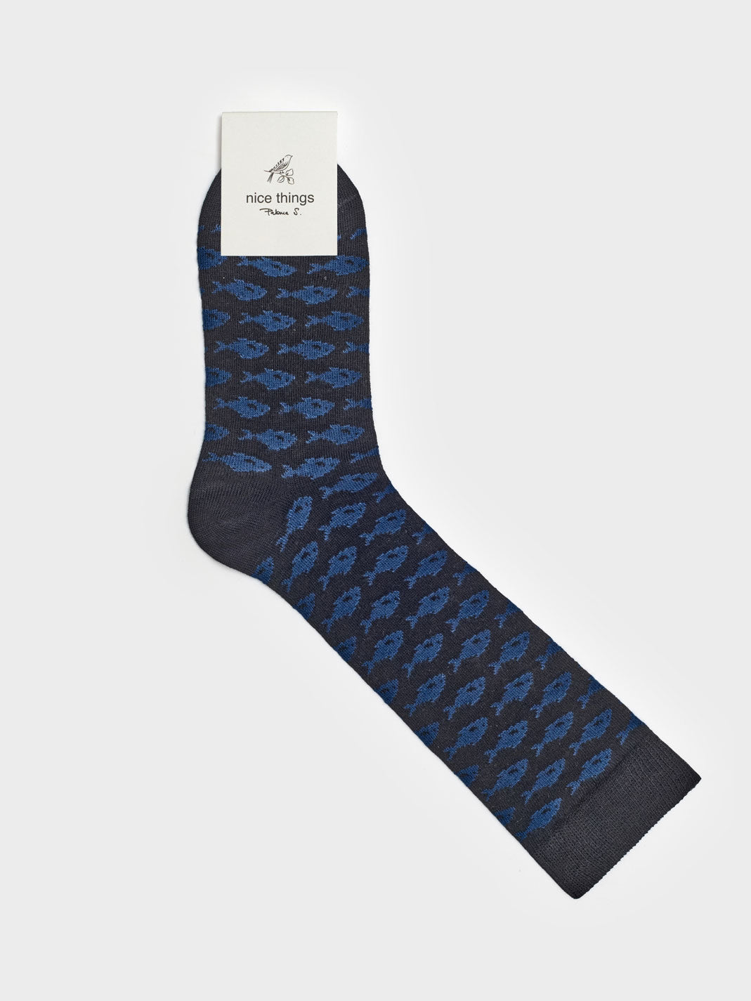 Pixel Fish long socks