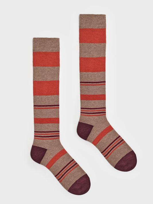 Striped long socks