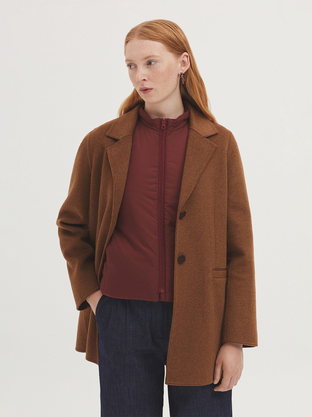 Jacket with detachable gilet