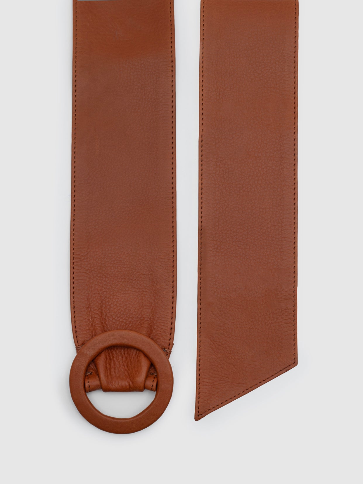 Leather belt