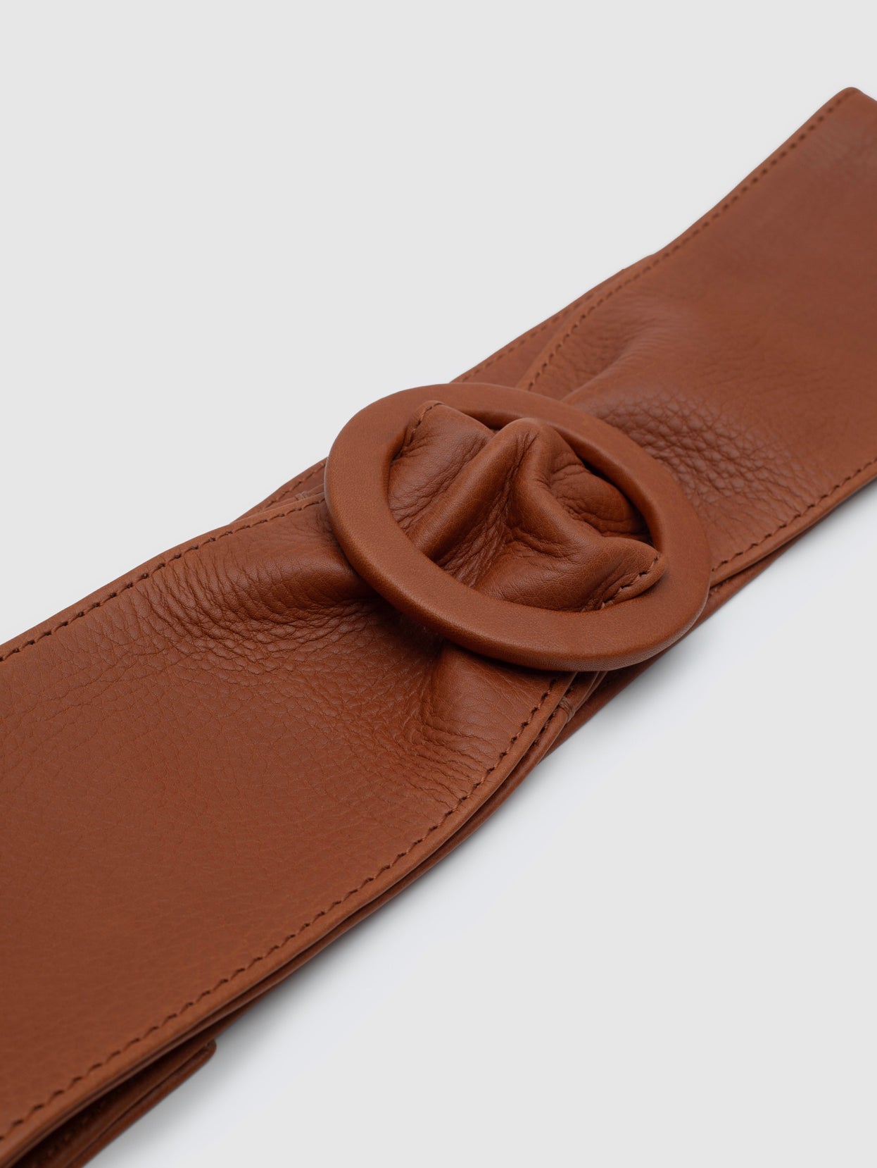 Leather belt