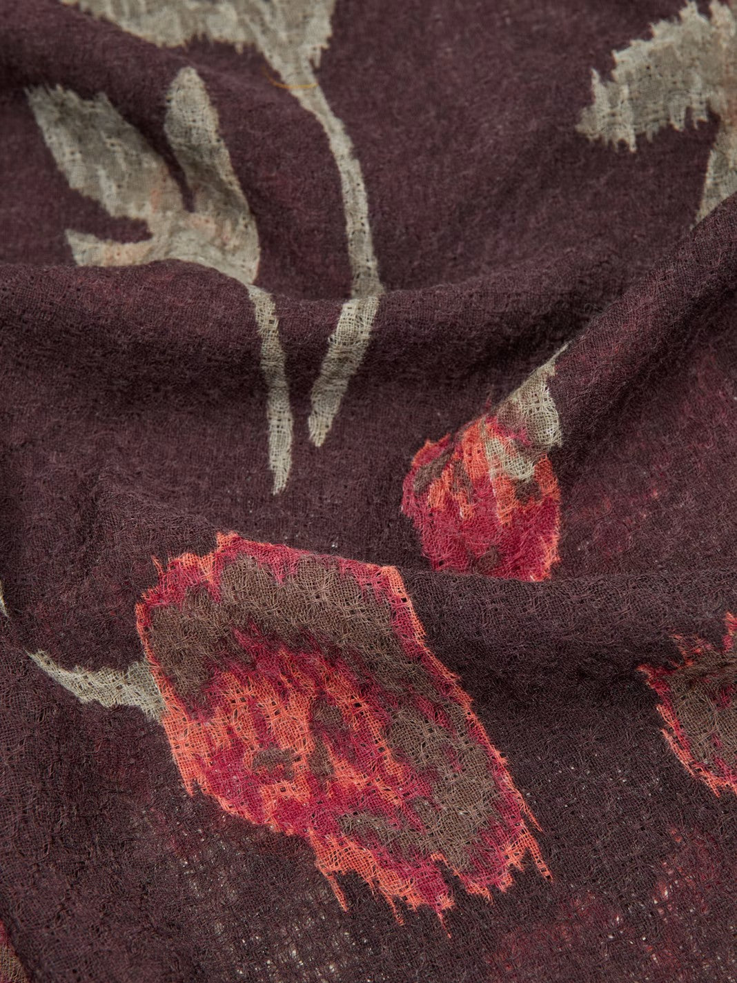 Blurred Flowers foulard Chestnut