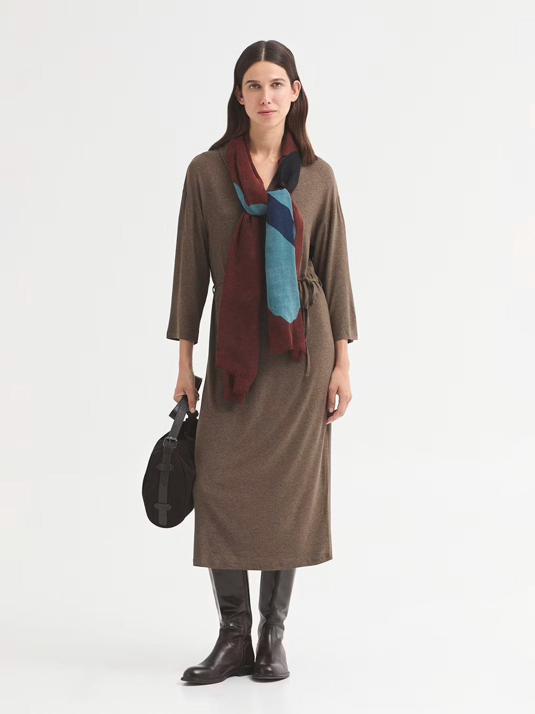 Bold Flowers foulard Chestnut